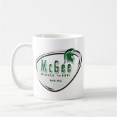 Retro themenorientiertes McGee Logo #2 Kaffeetasse (Links)