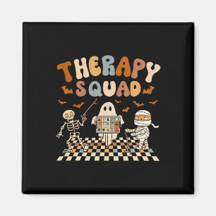 Retro Therapie Squad Slp Ot PT Team Halloween Spee Magnet