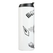 Retro Thermosbecher (Nach links gedreht)