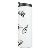 Retro Thermosbecher (Nach rechts gedreht)