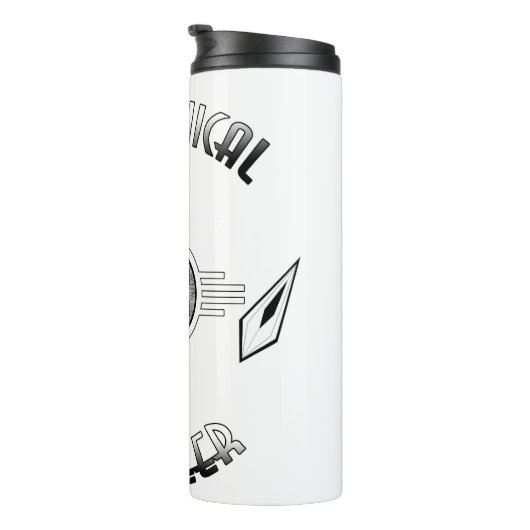 Retro Thermosbecher (Nach rechts gedreht)