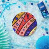 Retro Threading Paper Teller der 90er Jahre (Party)