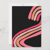 Retro Throwback Geburtstagsparty Einladung (Rückseite)