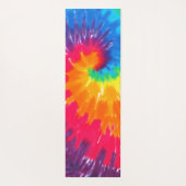 Retro Tie-dye Abstract Pattern Yogamatte (Rückseite)
