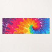Retro Tie-dye Abstract Pattern Yogamatte (Vorderseite (Horizontal))