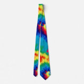 Retro-Tie-Dye-Psychedelik Krawatte (Rückseite)