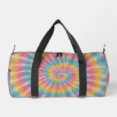 Retro-Tie-Dye-Spiral-Tasche Duffle Bag (Rückseite)