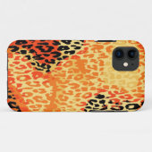 Retro-Tierdruckfell Leopard 3 Case-Mate iPhone Hülle (Rückseite (Horizontal))