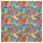 Retro TierSilhouette-Muster Stoff (Muster)