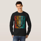 Retro Tiger Face T-Shirt (Vorne ganz)