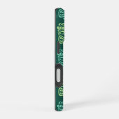 Retro Tiki Beach Bar Pattern iPhone 16 Hülle (Rechte Seite)