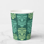 Retro Tiki Beach Party Pappbecher (Links)