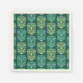 Retro Tiki Beach Party Serviette (Vorderseite)