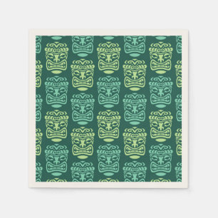 Retro Tiki Beach Party Serviette