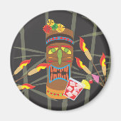 Retro Tiki Head Magnet (Vorne)