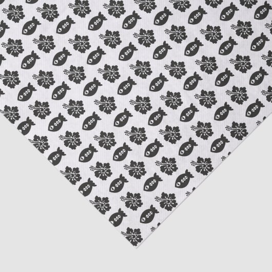 Retro Tiki Muster Seidenpapier (Ausschnitt)