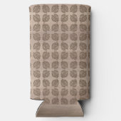 Retro Tiki Palm Leaf Can Cozie Selters Dosenkühler (Rückseite)