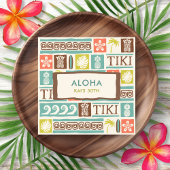Retro Tiki Party Aloha Birthday Serviette