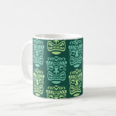 Retro-Tiki-Strandbar-Muster Kaffeetasse (Vorderseite Links)