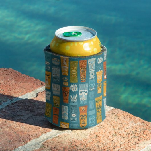 Retro-Tiki-Totems Dosenkühler (In Situ Pool)