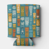 Retro-Tiki-Totems Dosenkühler (Rückseite)