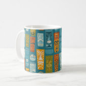 Retro-Tiki-Totems Kaffeetasse (Vorderseite Links)