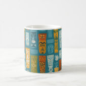 Retro-Tiki-Totems Kaffeetasse (Mittel)