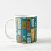 Retro-Tiki-Totems Kaffeetasse (Links)