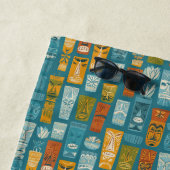 Retro-Tiki-Totems Strandtuch (Beispiel)