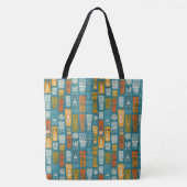 Retro-Tiki-Totems Tasche (Vorderseite)