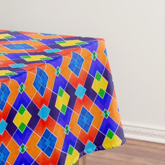 Retro Tile Design Tableclout Tischdecke (Beispiel)