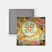 Retro Tile Magnet (Vorderseite/Rückseite)