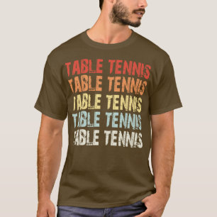Retro Tischtennis T-Shirt