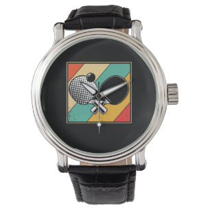 Retro Tischtennis - Vintages Pingpong Armbanduhr