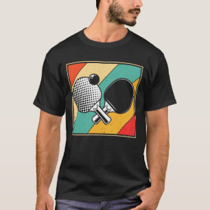 Retro Tischtennis - Vintages Pingpong T-Shirt