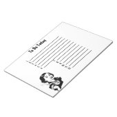 Retro To Do List Notepad Notizblock (angewinkelt)