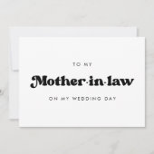 Retro To my mutter in the week day card (Vorderseite)