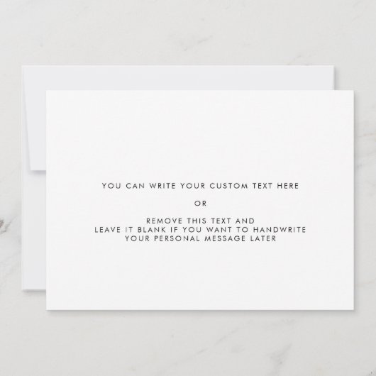 Retro To my Trauzeugin on my wedday card Einladung (Rückseite)