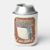 Retro Toaster Cooking Spaß Dosenkühler (Kanne Vorderseite)