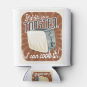 Retro Toaster Cooking Spaß Dosenkühler (Rückseite)