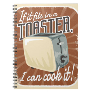 Retro Toaster Cooking Spaß Notizblock