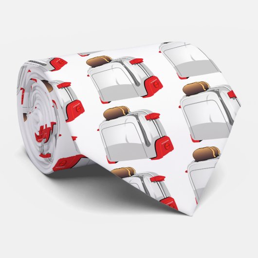 Retro Toaster Krawatte (Gerollt)