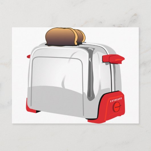 Retro Toaster Postkarte (Vorderseite)