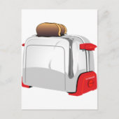 Retro Toaster Postkarte (Vorderseite)