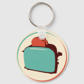 Retro Toaster Schlüsselanhänger/Charm Schlüsselanhänger (Vorderseite)