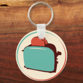 Retro Toaster Schlüsselanhänger/Charm Schlüsselanhänger (Vorderseite)