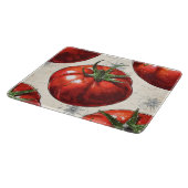 Retro-Tomaten Schneidebrett (Ecke)