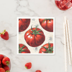 Retro-Tomaten Serviette