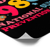 Retro Tomorrow Needs You 988 Suicide Prevention Poster (Ecke)