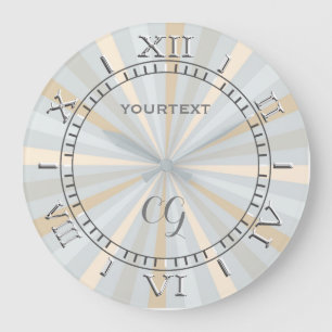 Retro Tones Harmony Classic Spinning Wheel Dial Große Wanduhr